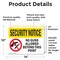 Signmission No Guns Allowed Beyond This Point OSHA Security Notice Sign, Vinyl Decal, 14in W x 10in L, 2PK OS-2PACK-SN-D-1014-L-11611 - alternate 2